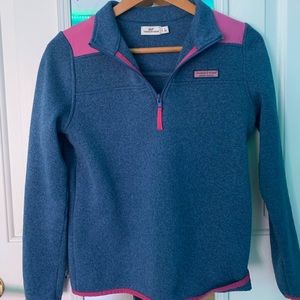 Vineyard Vines Fleece Quarter Zip